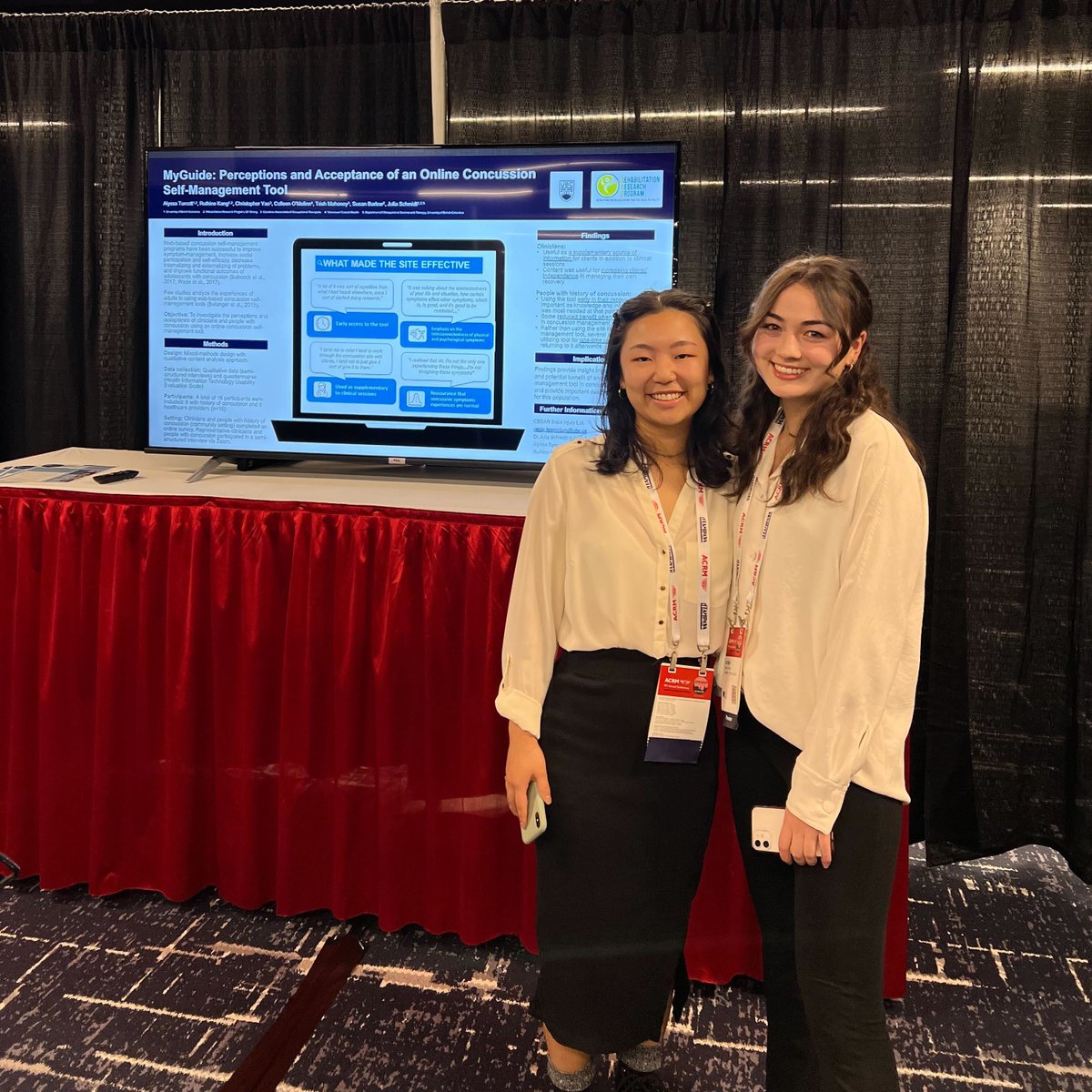 CEDAR Brain Injury Lab had a great time presenting at #ACRM2022 in Chicago🪴 Posters presented use of #virtualreality in brain injury rehabilitation, #loneliness during COVID-19, #concussion self-management tools, and MORE!