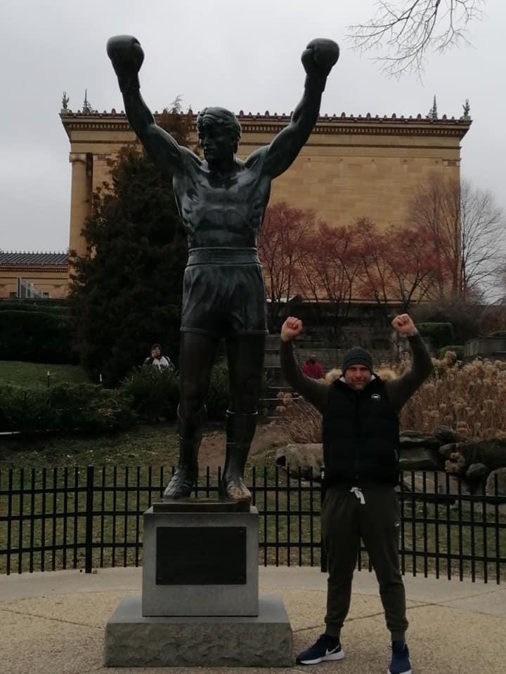 Stuartjp33John's tweet photo. @TheSlyStallone Climbed the rocky steps a few years back! https://t.co/voc11w44zT