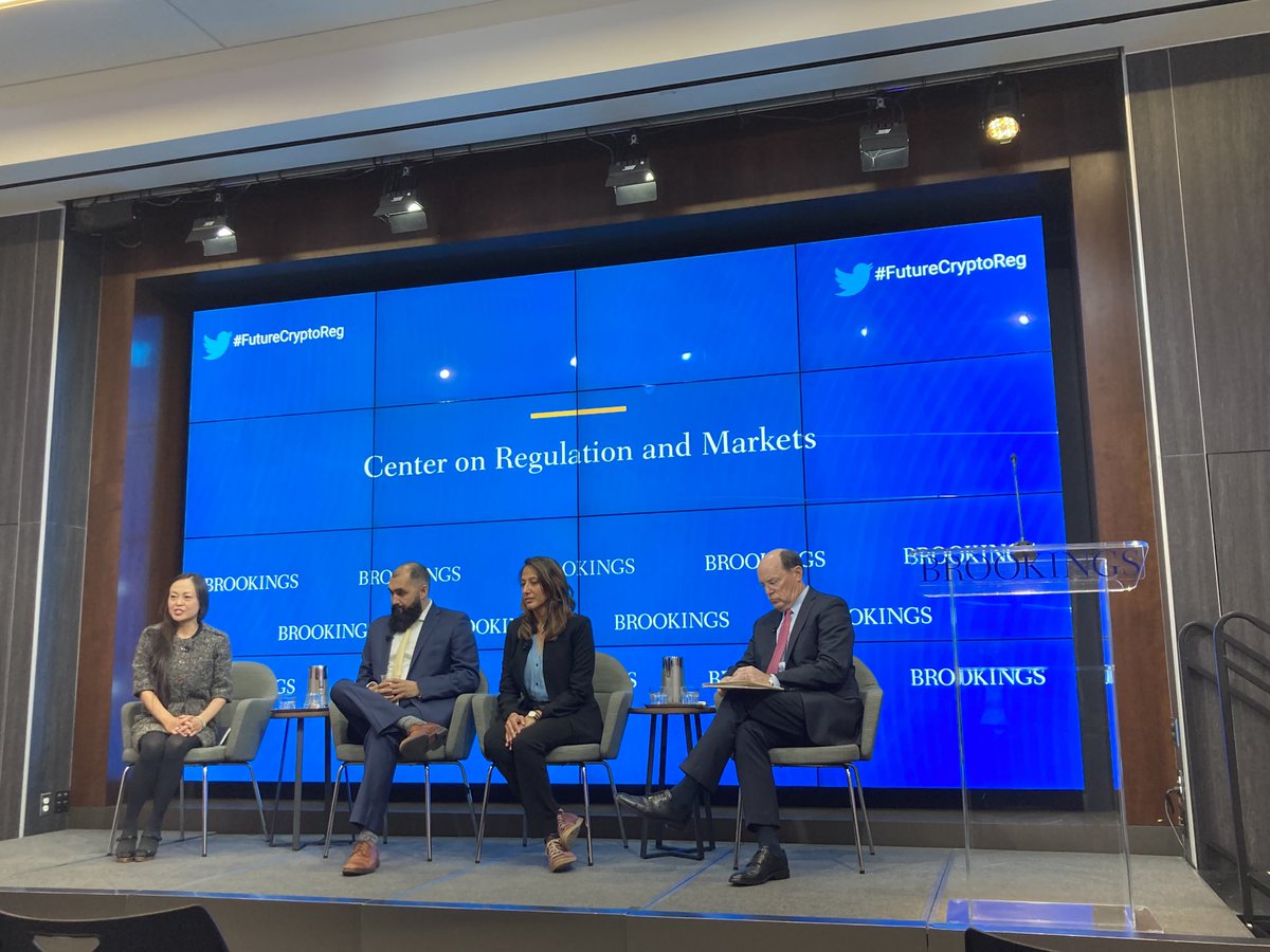 SummitGlobal1's tweet photo. Timley examination of the demise of $FTX &amp; the regulatory role of the states over #crypto. #futurecryptoreg via ⁦@BrookingsInst⁩ @Aarondklein⁩ https://t.co/8jeBEUJBnX