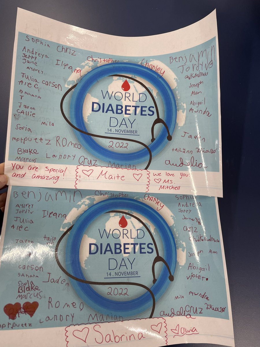 Happy World Diabetes day to two important people in my life! My sister and my student 🌎🩸#ruthes #misd #WorldDiabetesDay