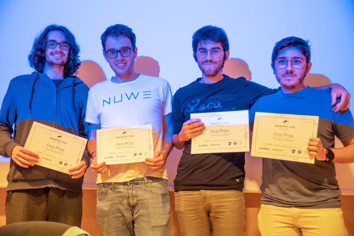 datastudents's tweet photo. And here are the winners of the three challenges of this edition! Many congratulations for your incredible work and also congratulations to the rest of the participants, for their effort and their creative results! #datathonFME https://t.co/3A2cB7DMtN