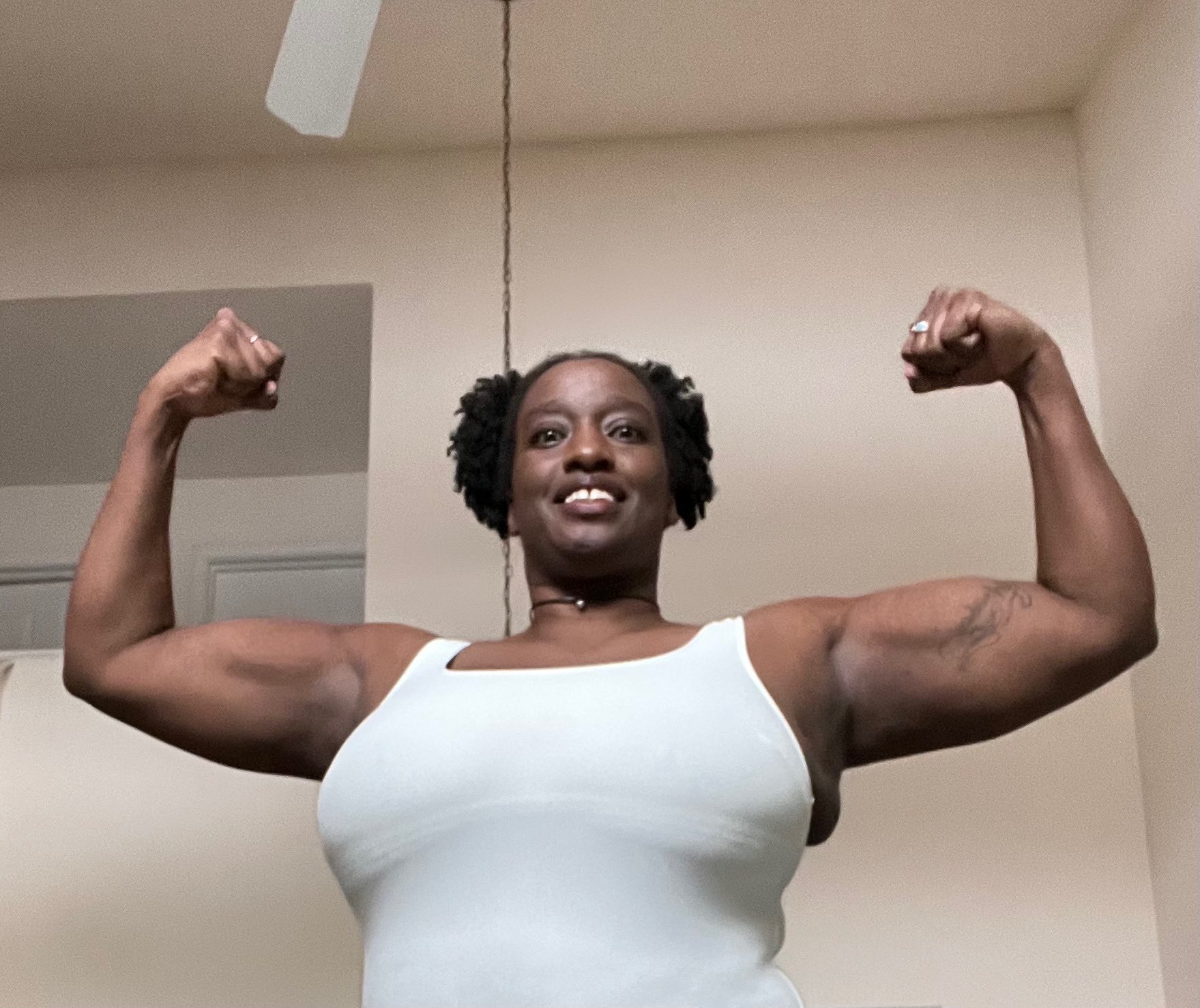 Sasha.Steel on Twitter: "I’m stronger day by day working harder than I did in any sport I played