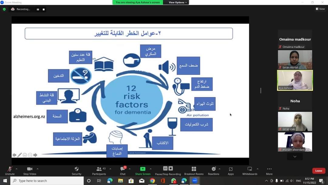 DementiaEgypt's tweet photo. Happening now😃
From Dr Ashour's session
@AyaAshourM
#ويبقى_للكل_مكان 🌿
#مبادرة_دعم_الديمنشيا_في_مصر
#DSIE
#dementia_support_initiative_in_egypt https://t.co/sKINFyJQAP