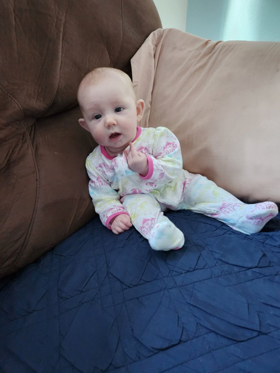 FactoryDefect94's tweet photo. @DeborahWilk5132 @BEXEYSWAN Thank you! 
She's 4 months old already and I can't believe it! https://t.co/Ovg9EmKICr