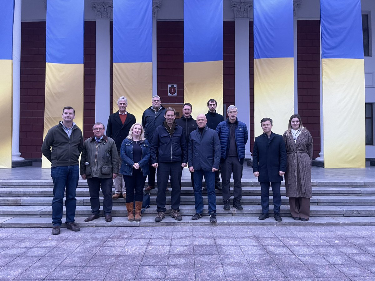 Delighted to be back in ODESA, UKRAINE with the Defence Committee.

And to catch up with my old friend Gennadiy Trukhanov - Mayor of Odesa.

Ukraine is winning. Russia is losing. 

But as today’s missile attacks proves -it’s far from over &amp; not the time to be striking any deals.