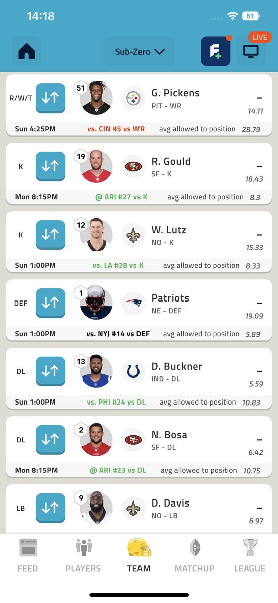 Crypto_Mcflyy's tweet photo. @NFLFantasy @nflnetwork 🙋🏾‍♂️ 10-0 Mortal Kombat league. https://t.co/072KjUM1nf