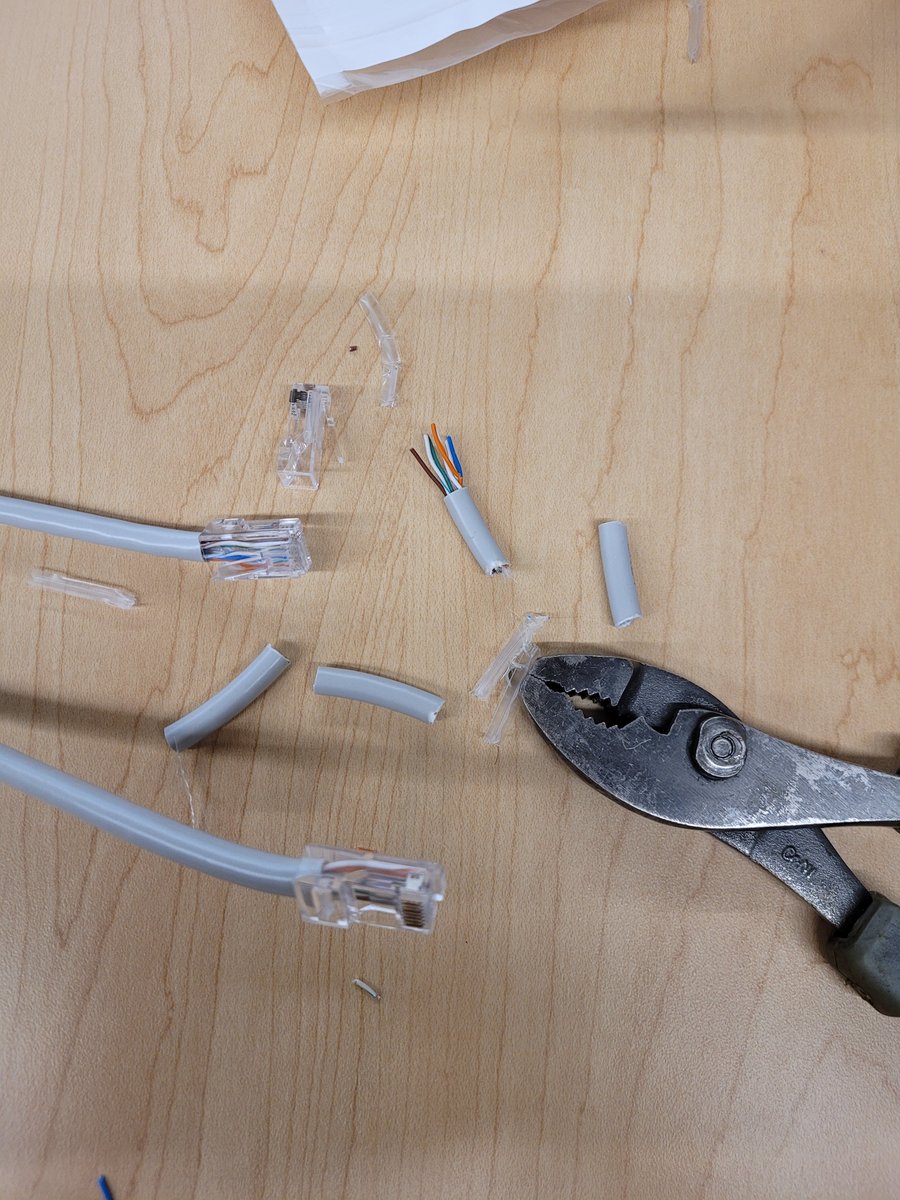 Mr_Rickli's tweet photo. Customizing own ethernet cables with RJ-45 caps. @SWWCExecDir @Chelsea_HS https://t.co/qs6cZ6HgQM