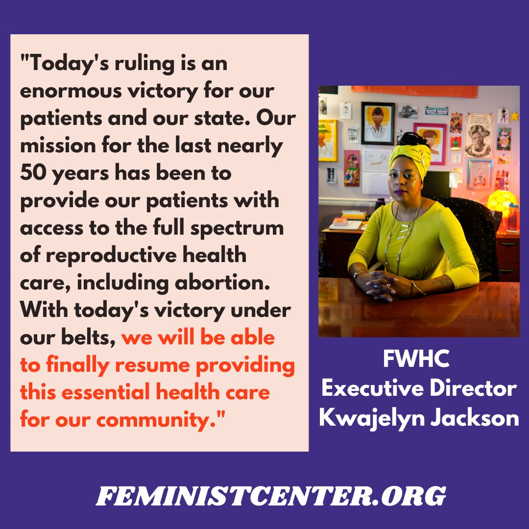 Abortion is still legal in Georgia (@fwhc) on Twitter photo 📣 📣Georgia's 6-week abortion ban has been BLOCKED! 📣 📣 Earlier this year we filed a lawsuit alongside <a href="/SisterSong_WOC/">SisterSong: National Women of Color RJ Collective</a> , <a href="/ACLU/">ACLU</a>, <a href="/ReproRights/">Center for Reproductive Rights</a> and other stakeholders challenging the ban on state grounds. WE DEFEATED THE BAN! #gapol #AbortionIsEssential #BeyondRoe 📣 📣Georgia's 6-week abortion ban has been BLOCKED! 📣 📣 Earlier this year we filed a lawsuit alongside <a href="/SisterSong_WOC/">SisterSong: National Women of Color RJ Collective</a> , <a href="/ACLU/">ACLU</a>, <a href="/ReproRights/">Center for Reproductive Rights</a> and other stakeholders challenging the ban on state grounds. WE DEFEATED THE BAN! #gapol #AbortionIsEssential #BeyondRoe