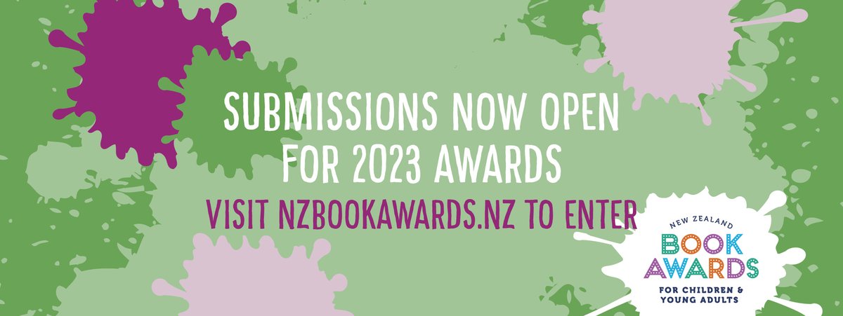 📢 📚 Spread the word! Submissions are now open for the 2023 New Zealand Book Awards for Children &amp; Young Adults. Titles released between 1 April 2022 and 31 March 2023 are eligible to enter. 

Follow this link for all the details: bit.ly/2IJIyjm 
#NZCYA #BooksAlive