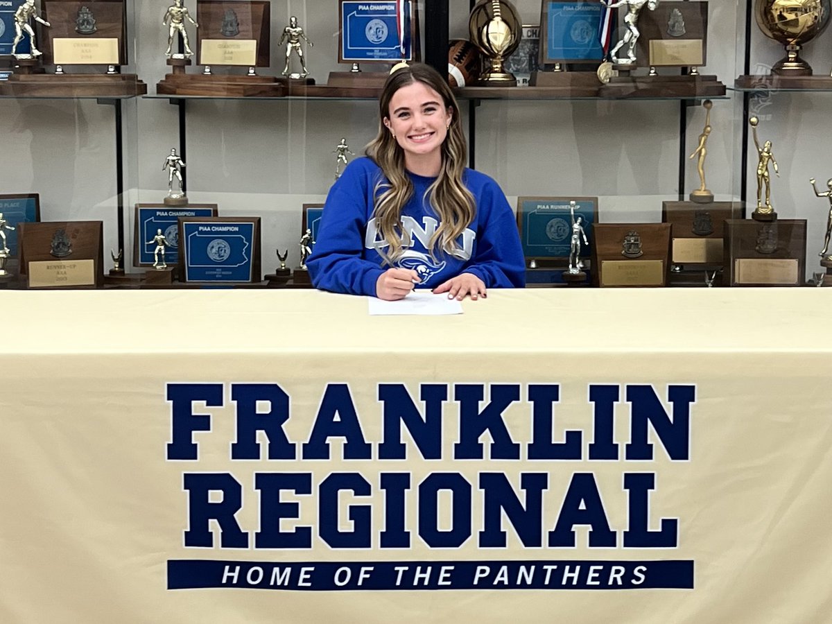 FRGirlsSoccer1's tweet photo. Congratulations to @_rileyphillips_ on officially signing with the reigning NCAA DIII Soccer National Champion Christopher Newport University to continue her academic and athletic career!  Riley will be studying Pre-Med (Pre-Health) next year! @BillBeckner @FRPantherSports https://t.co/YGXHe339SA