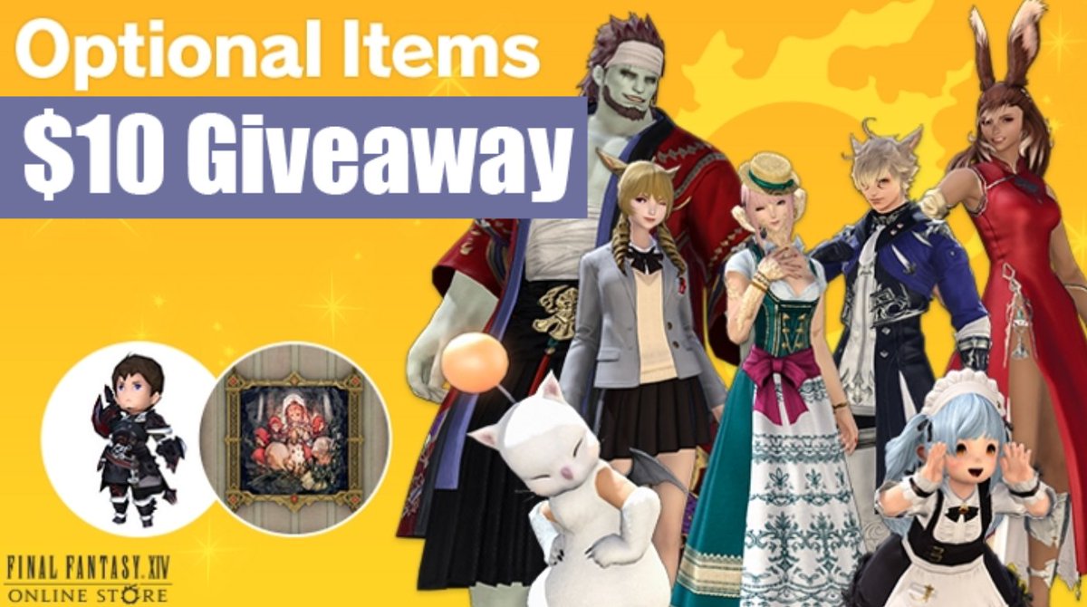 YurimiSky's tweet photo. Due to mogstation limiting gifting, this months giveaway will just be $10 to spend however you'd like! Spend it on FF, Wow, art, wherever. ^.^

Rules:
✅Like! 
✅Retweet!
✅Follow!
Ends: End of month! 

#giveaway #freemoney #raffle #ff14 #Warcraft #mogstation #freeart #win https://t.co/UYD84SA5mS
