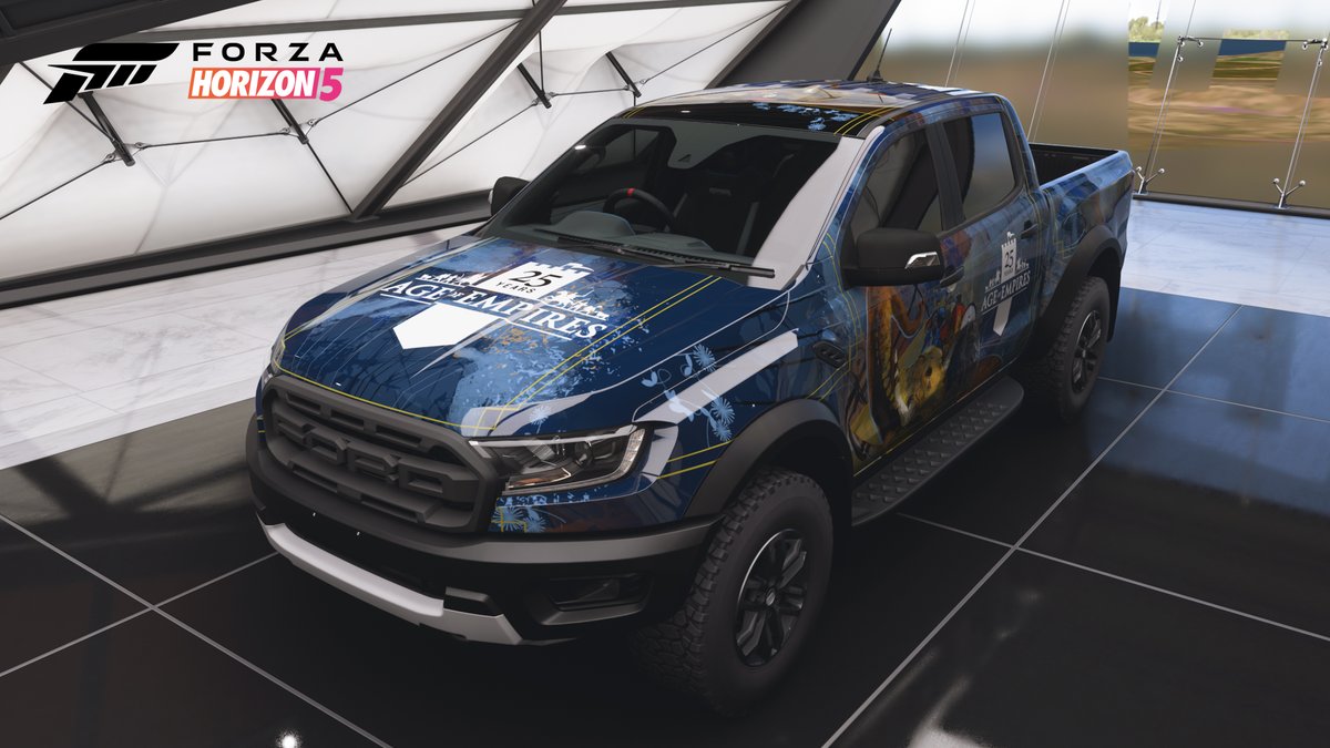 ForzaHorizon's tweet photo. This month we featured liveries for everyone from @AgeofEmpires and @MSFSOfficial, to the good folks at the @Petersen_Museum and of course @100Thieves. 

Use #10YearsofFH to share your best shots of ANY of these designs, and our favorites will make it into the next Forza Monthly. https://t.co/7jVUi3kHrh