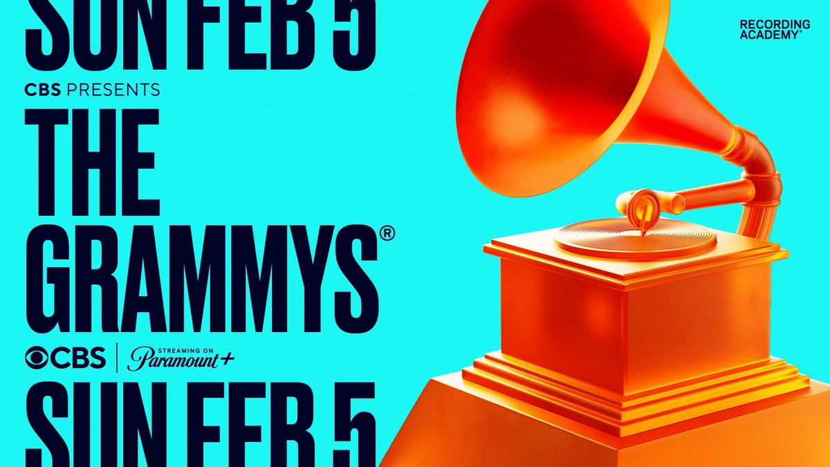 CBS's tweet photo. The countdown to Music’s Biggest Night is ON! 🎶

The #GRAMMYs are taking over CBS Sunday, Feb. 5. Who are you rooting for? https://t.co/ipAblauF4h