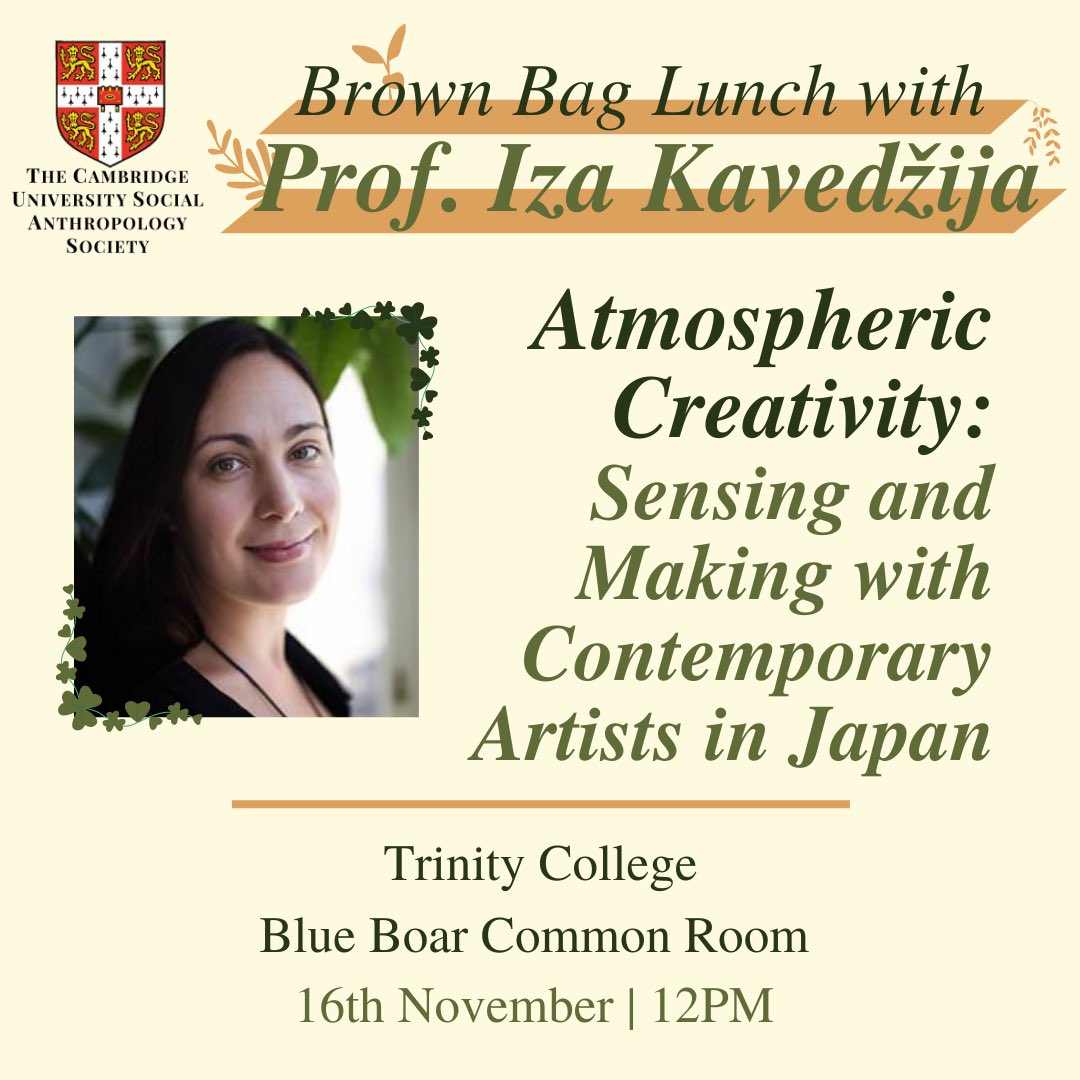 Cambridge University Social Anthropology Society tweet media