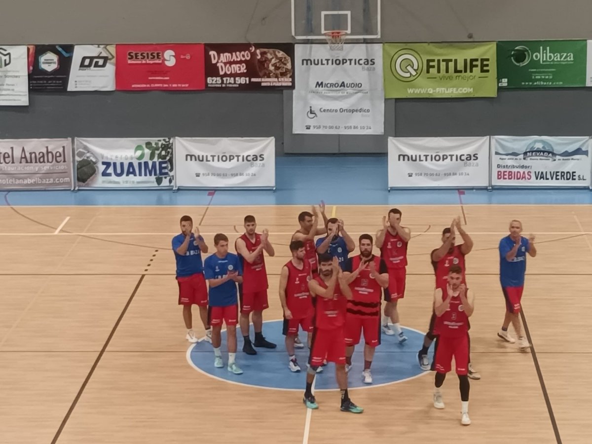 cbbaza's tweet photo. FALTÓ FÍSICO PARA LA VICTORIA.
78 MULTIOPTICAS BAZA &amp; 87 CB UPLA-BYSPANIA VERA.
Partido VISTOSO PARA EL ESPECTADOR el que se vio en el Pabellón de deporte de Baza el sábado, donde el MULTIÓPTICAS no pudo ante el físico y buen hacer del conjunto almeriense https://t.co/uCAUdlJpMy