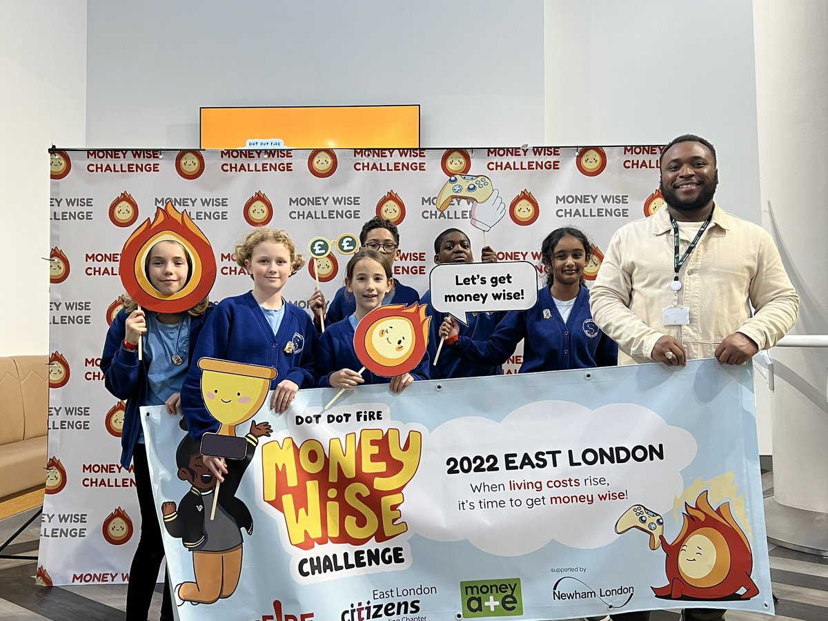 OmisoreMr's tweet photo. What an evening it was for the Year 6 pupils at @ShacklewellE8 who attended the @DotDotFire Money-Wise challenge at the London Stadium. 

They had so much fun learning financial literacy and applying it to solve problems for people affected by the cost of living crisis. https://t.co/T1trPp6Ccb