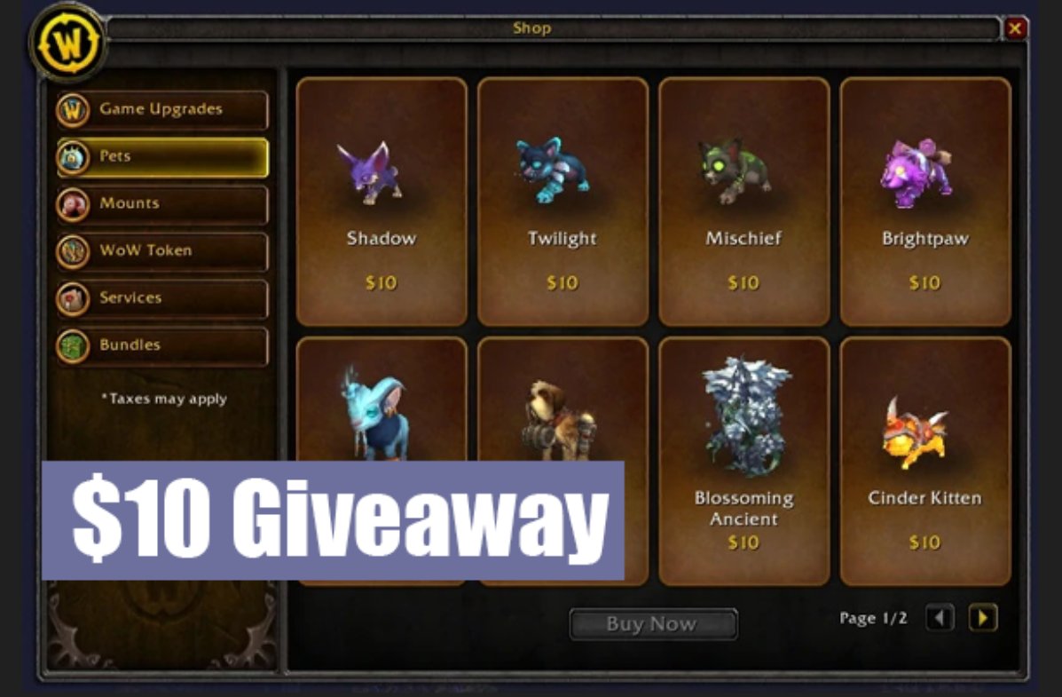 Due to mogstation limiting gifting, this months giveaway will just be $10 to spend however you'd like! Spend it on FF, Wow, art, wherever. ^.^

Rules:
✅Like! 
✅Retweet!
✅Follow!
Ends: End of month! 

#giveaway #freemoney #raffle #ff14 #Warcraft #mogstation #freeart #win