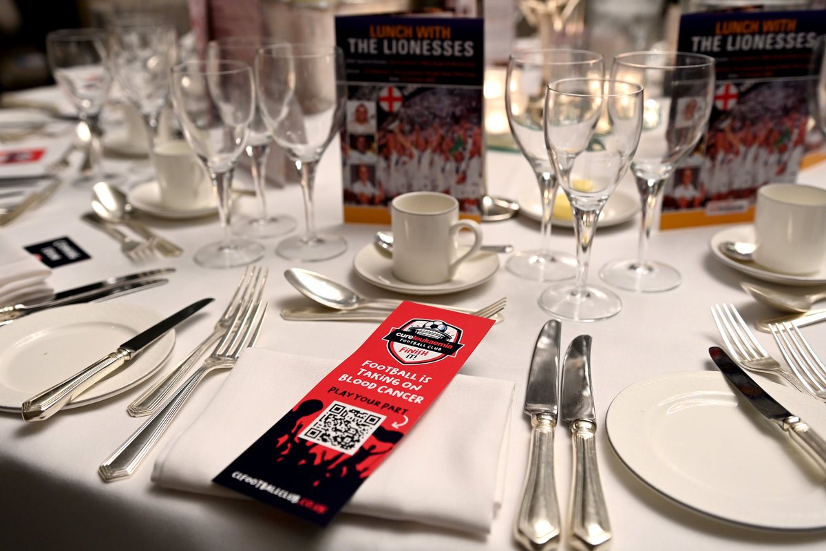 CureLeukaemia's tweet photo. #ThrowbackTuesday...
We wanted to do a throwback to nearly a month ago when we were the official charity for @GalaEventsUK Lunch with the Lionesses 🦁 ⚽️
A massive thank you to everyone who came and made the day special 👏
#Galaevents #TheLionesses #Throwback #Womensfootball https://t.co/fRFUs1YwNb