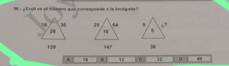 ¿Alguien nos ayuda a resolver este psicotécnico de un examen oficial, que se nos ha atragantado?