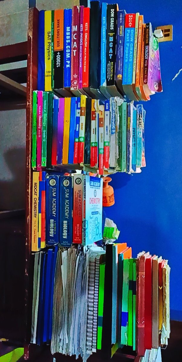 moazzam_shykh's tweet photo. These books uhhhhhh. 
No more than this a student can do but feeling extremely frustrated... Such a pathetic mdcat, duhs have no standards. Give grace marks atleast we can make our parents proud by showing our good grades.
#Pathetic_MDCAT #mdcat2022 @pmc_org https://t.co/t53LPL5LKo