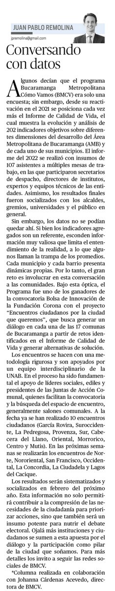 pro_santander's tweet photo. #BMCV quiere involucrar a la #comunidad en el diálogo sobre la calidad de vida en el #AMB a través de los "Encuentros ciudadanos por la ciudad que queremos". Conoce de qué se trata este proyecto en la columna de @jpremolina para @vanguardiacom 👉 https://t.co/T51CdQTIa4 https://t.co/MMPYEx7855