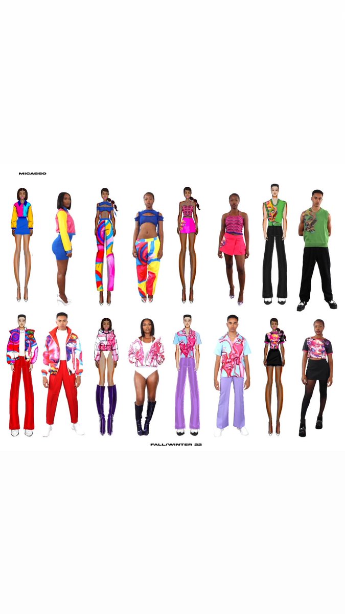 I’m a black designer from Chicago and for my latest collection I collaborated with an artist from Detroit and brought her paintings to life!