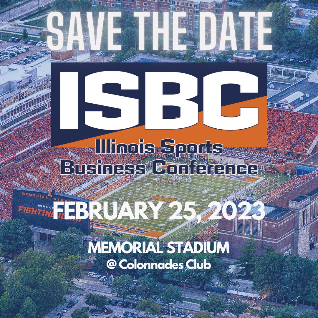 ISBC is happy to announce we will be returning to a full, in-person event, welcoming students and professionals alike at the Colonnades Club in Memorial Stadium on Saturday, the 25th of February.  Stay tuned for information on ticket registration coming soon! #sportsbusiness