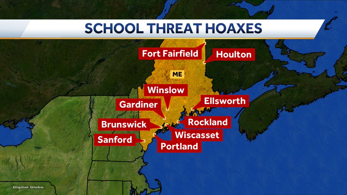 Terry Stackhouse on Twitter "10 Maine school districts received hoax