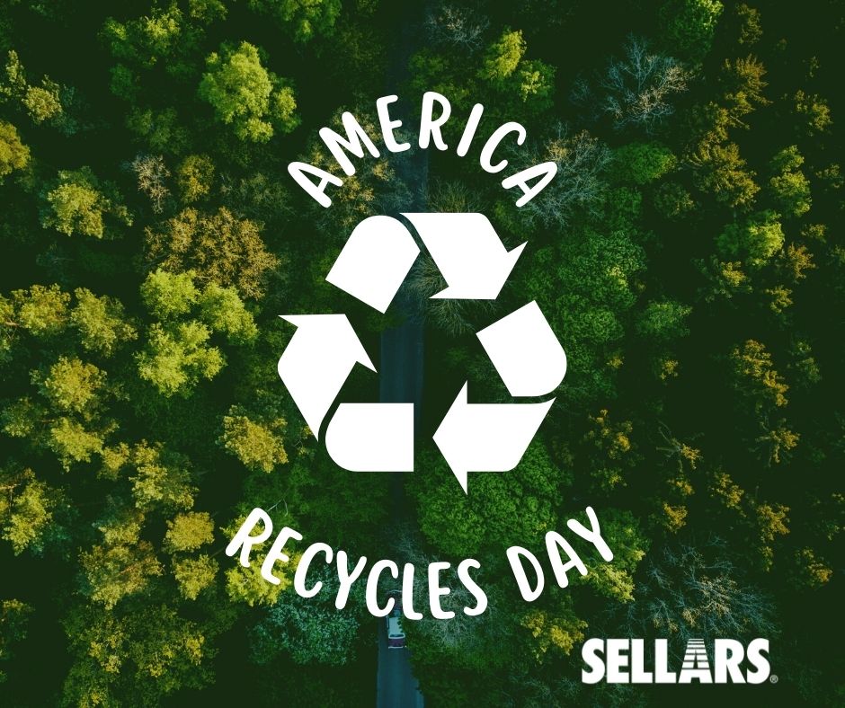 SellarsCompany's tweet photo. Today we celebrate #AmericaRecyclesDay! We are committed to serving our people and customers by making sustainable products that help our planet. See more at https://t.co/VJJ1ek2RRj https://t.co/RdyhrSx0oQ
