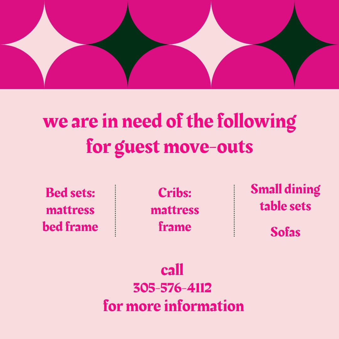 We have multiple individuals and families scheduled to move out of <a href="/LotusHouse1/">Lotus House Shelter</a> in the coming weeks and are in need of furniture for their new homes. 
•
•
#newbeginnings #newhome #donate #furniture #community #lotuslove