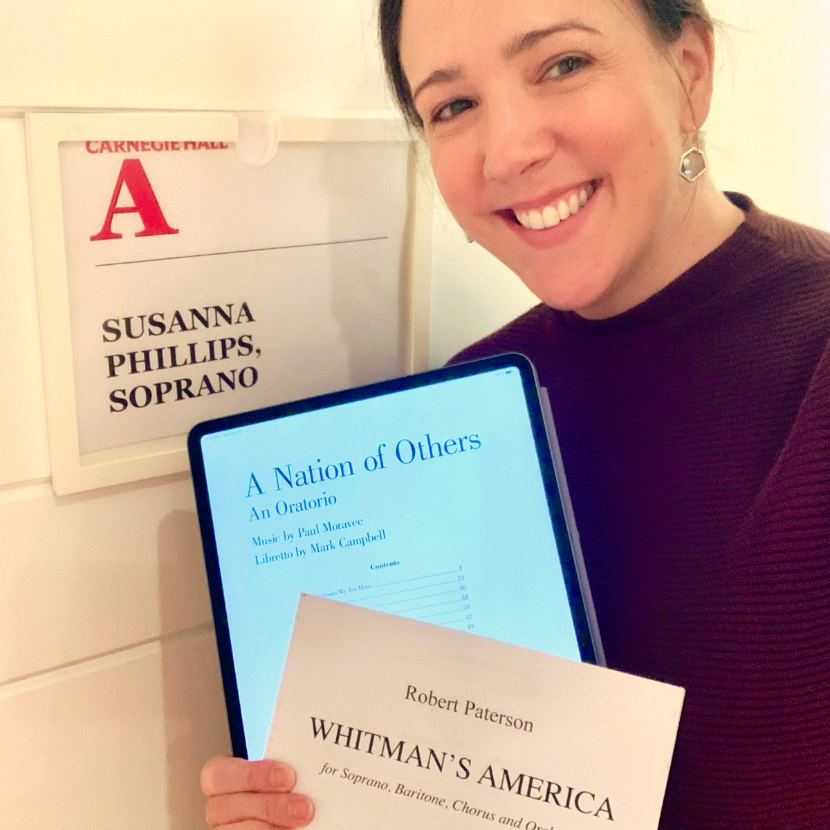 I am beyond thrilled to be joining the @OratorioSociety and @KentTritle for the World Premiere of Paul Moravec and Mark Campbell’s “A Nation of Others”, which explores the experiences of immigrants coming through Ellis Island on a single day in 1921, this evening @carnegiehall!