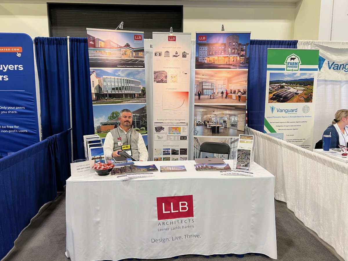 Great time participating in the MFAA/MASBO Expo <a href="/DCUCenter/">DCU Center</a> in Worcester today! Designing and renovating community buildings is a focus of our practice, so we love talking with the folks who care for them
#mfaa #masbo #expo #tradeshow #facilitymanagement #llbarchitects