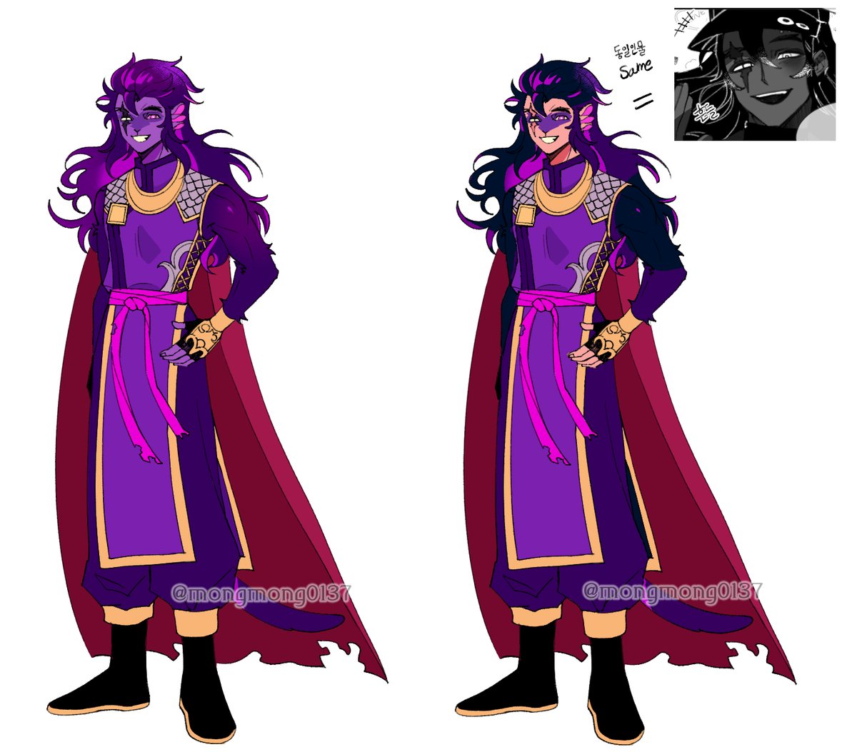 몽키키드 기반자캐 4명이나 생겼다