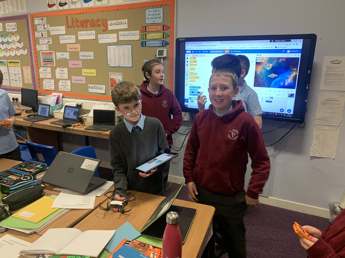 SASB Computing Science Department (@sasb_comp) on Twitter photo Mrs Currie's class <a href="/EkVincents/">St Vincents EK</a> completed their Computing Science transition lessons today and had a play on the <a href="/KittenBot1/">KittenBot</a> whilst others coded the drones using <a href="/DroneBlocks/">DroneBlocks</a> . <a href="/MrsGMcIntosh/">Mrs McIntosh ๐ฉโ๐ป</a> has been very impressed with you over the past 2 weeks! #computingStars <a href="/SASBtransition/">P7 to SASB</a> Mrs Currie's class <a href="/EkVincents/">St Vincents EK</a> completed their Computing Science transition lessons today and had a play on the <a href="/KittenBot1/">KittenBot</a> whilst others coded the drones using <a href="/DroneBlocks/">DroneBlocks</a> . <a href="/MrsGMcIntosh/">Mrs McIntosh ๐ฉโ๐ป</a> has been very impressed with you over the past 2 weeks! #computingStars <a href="/SASBtransition/">P7 to SASB</a>