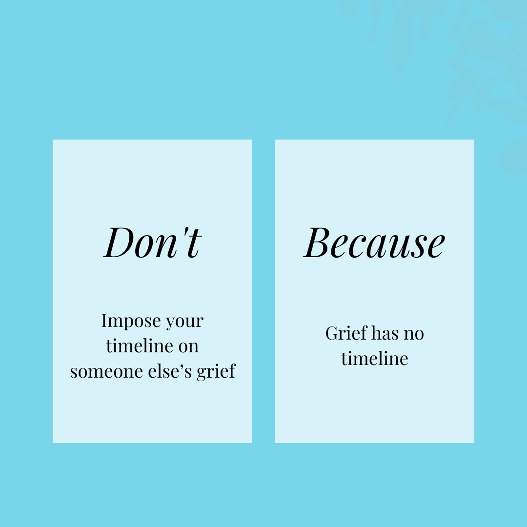 Dorothy_Ley's tweet photo. Tuesday, November 15th, 2022 marks National Grief & Bereavement Day.
Today we thought we would share some tips on how to support a person who is grieving.
Grieving is how we say goodbye.
#TheDorothyLeyHospice #hospicecare #grief
#chpca #Grief2022 #SayingGoodbye! https://t.co/84D9e7R8sM