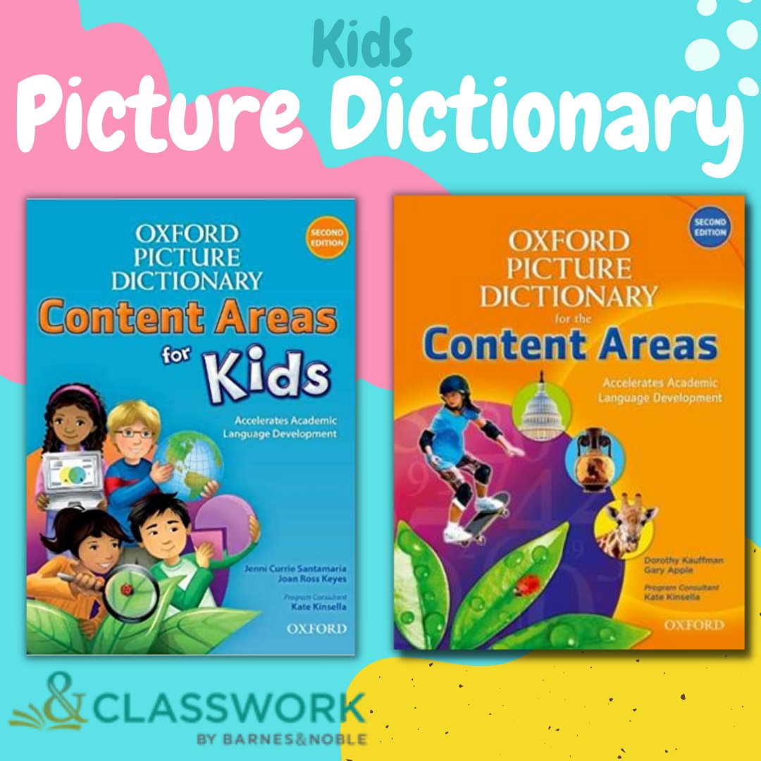 ShelbyRiveraB_N's tweet photo. Barnes & Noble carries an array of dictionaries! #RGVeducators #Laredoeducators #ELLlearners #picturedictionary https://t.co/Iu6DSsRZdR