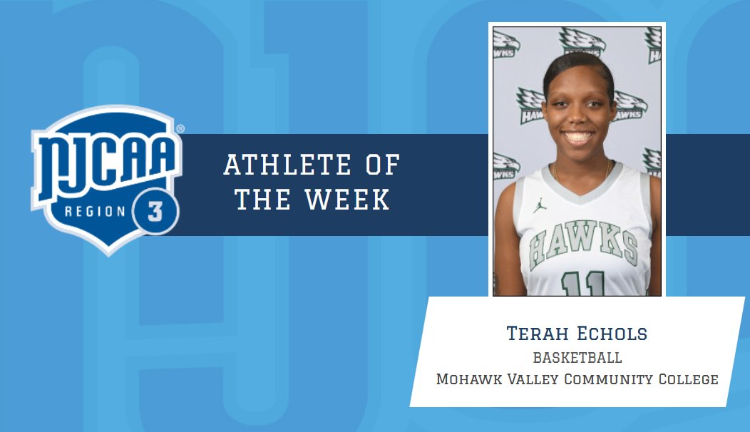 Mohawk Valley CC's Terah Echols named <a href="/NJCAAReg3/">NJCAA REGION 3</a> Athlete of the Week

njcaaregion3.org/aotw/2022-23/w…