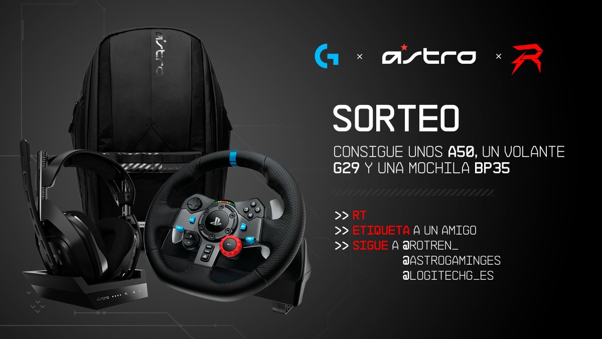 Rotren_'s tweet image. Hoy os traigo un SORTEO que espero que os guste.

REQUISITOS:
🔹RT
🔹Nombra un amigo
🔹Sigue a 
@Rotren_ 
@ASTROGamingES
 @LogitechG_ES 
 
Suerte a TODOS!🍀

Válido hasta 22/12/22 23:59