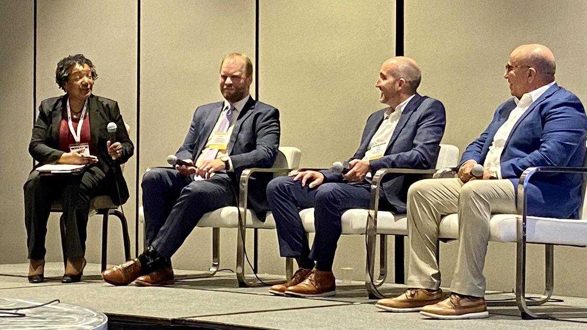 #cybersecurity is in the afternoon spotlight at #NARUCAnnual22 - with <a href="/PA_PUC/">PA PUC</a> Chair Dutrieuille moderating a discussion about #utility cyber issues and responses. The hot list:
✔️ Password security
✔️ Multi-factor authentication 
✔️ Patching
(Good tips for every system)