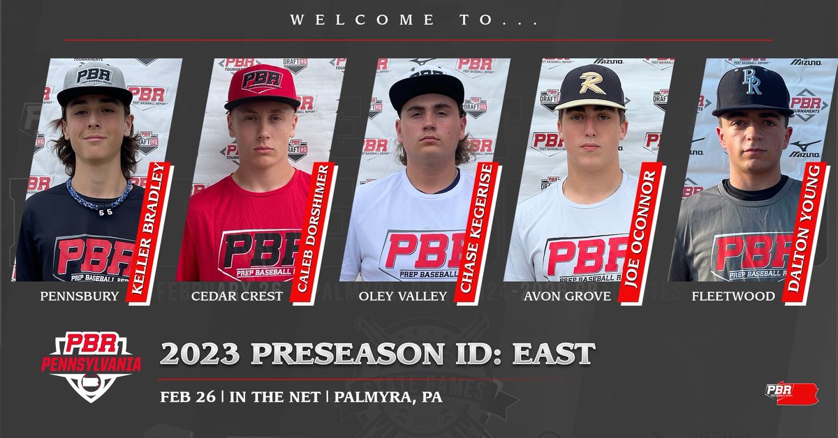Welcome to 2023 Preseason ID: East (25% Full)

📍Feb 26 | @InTheNetSC | Palmyra, PA

✅2023 PA State Games Qualifier🏟️
✅<a href="/TrackManBB/">Trackman Baseball</a>📡
✅@Blast_Bsbl💥
✅<a href="/GetWithSwift/">Swift Performance</a>🏃‍♂️
✅<a href="/VizualEdge/">Vizual Edge</a>💻
✅Social Media Coverage🗒️

List of Preseason ID Events ⤵️

bit.ly/3O88SBy