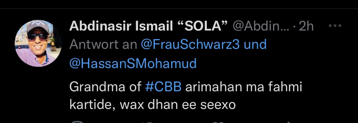 HalimaAIGutale's tweet photo. #JimmySeville waa ogaa in aan adiga agtada Grandma ka ahaay, ileen pedophile / QOMOLUUDKA wixii 7 Jir ka weyn, wey ka baqane! Lakiin ogoow ineysan Grandma cay aheen oo ey tahay hadiyad Illahey Qofku jecelyahay ku maneysto, Illahey ha igarsiyo #VivaCBB 🤲🏽 #VivaNN 🤲🏾
Ciao Jimmy 🤡 https://t.co/gWqp1r8T5x