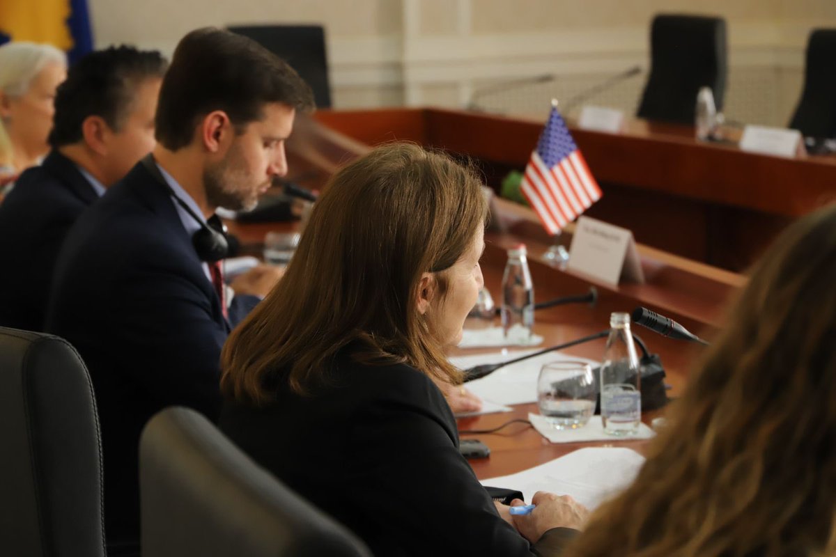besnik_tahiri's tweet photo. Had a great &amp; substantive meeting with the 🇺🇸 @house_democracy Delegation, led by @MikeBishopMI. I gave my full support to establishment of the Parliamentary Institute initiated from the @NDI. Thanked @kristensample, NDI Governance Director 4 continued support to 🇽🇰 institutions. https://t.co/bo6Z7YzzXZ