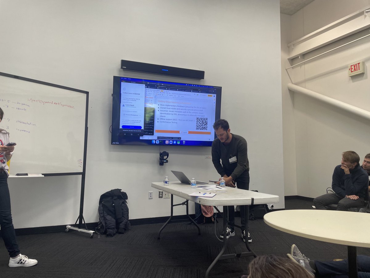 ⁦<a href="/tplooker/">Tobias Looker</a>⁩ demonstrating Open 4 Verifiable Credential Issuance at #iiw