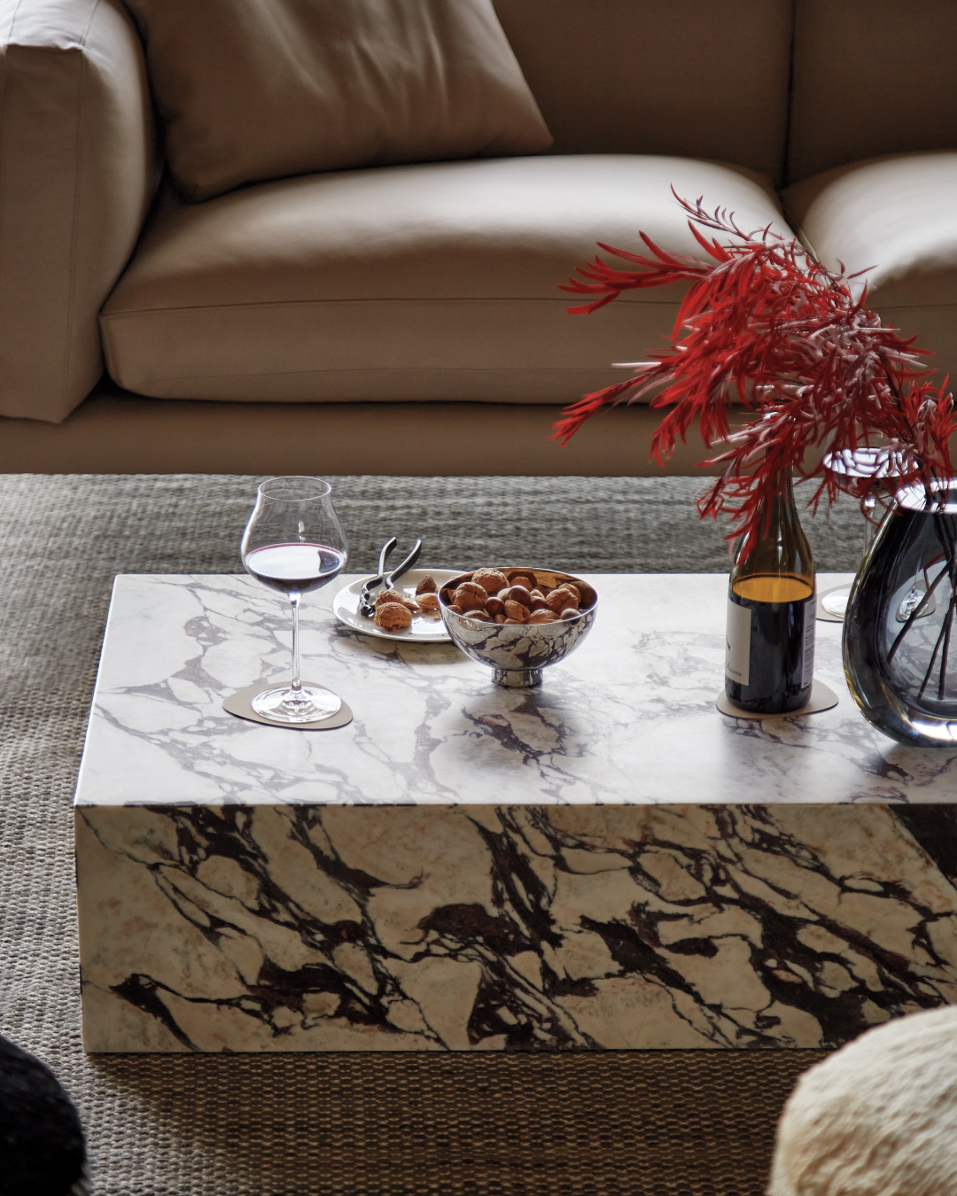 Dwr marble coffee table discount
