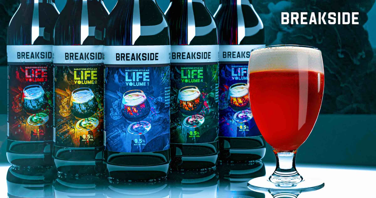 There's an old saying that barleywine is life. Well Breakside Brewery is set to release a 6 bottle series of LIFE Barleywine, each bottle featuring a different malt. The first bottle will drop on November 20th.

Link: brewpublic.com/beer-releases/…

#BreaksideBrewery #BarleywineIsLife