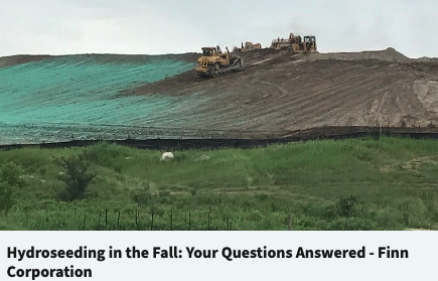 FinnCorporation's tweet photo. With cooler temperatures coming - or already here - read helpful tips for successful fall hydroseeding.
https://t.co/bpq1R7JyCc
#SmarterWaysToWork #FinnHydroseeding #FallHydroseeding https://t.co/aHaMltTKKj