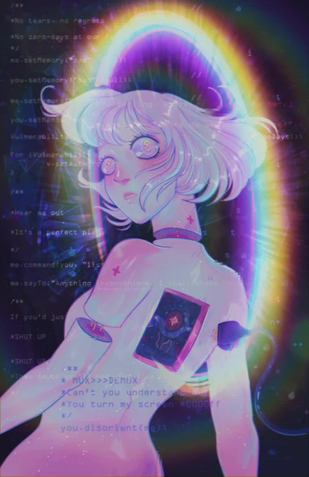 *MUX>>>DEMUX*Can't you understand me?*You turn my screen # 0000ff*/you.disorient(me); 