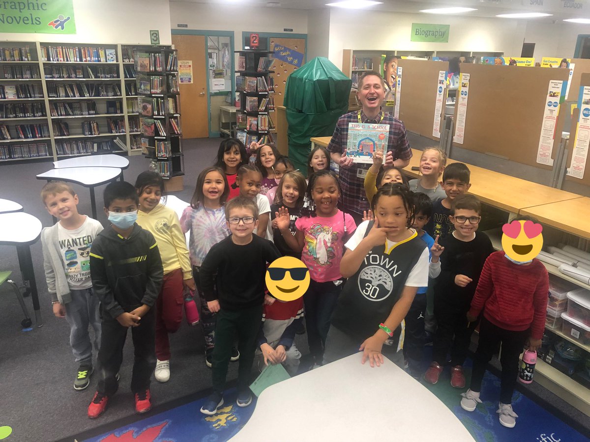 KathrynSander's tweet photo. Mr. Schu paid 1S a visit today to deliver “This is a School” to one lucky student and ended up gifting a signed copy to everyone in our class. @MrSchuReads you have no idea how much of a treasure you are to the world of reading 🤍 @CowlishawKoalas https://t.co/wprGbwW0gu