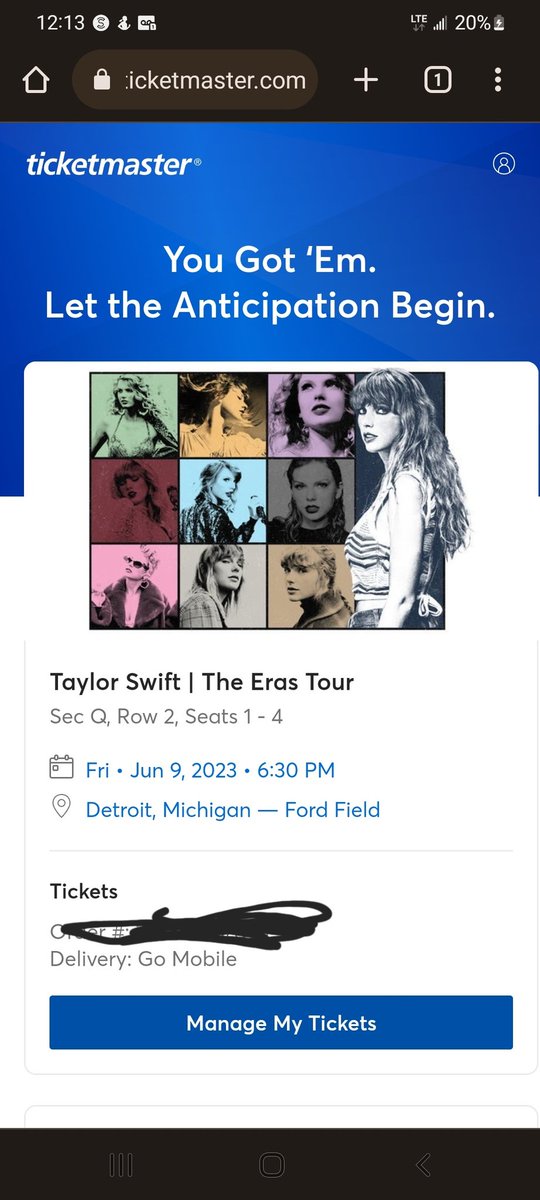 luhta_k's tweet photo. @taylornation13 I cried when i realized my tickets were in USD and not CAD lol but at least i have em 😢 https://t.co/RyZIxPiO0x