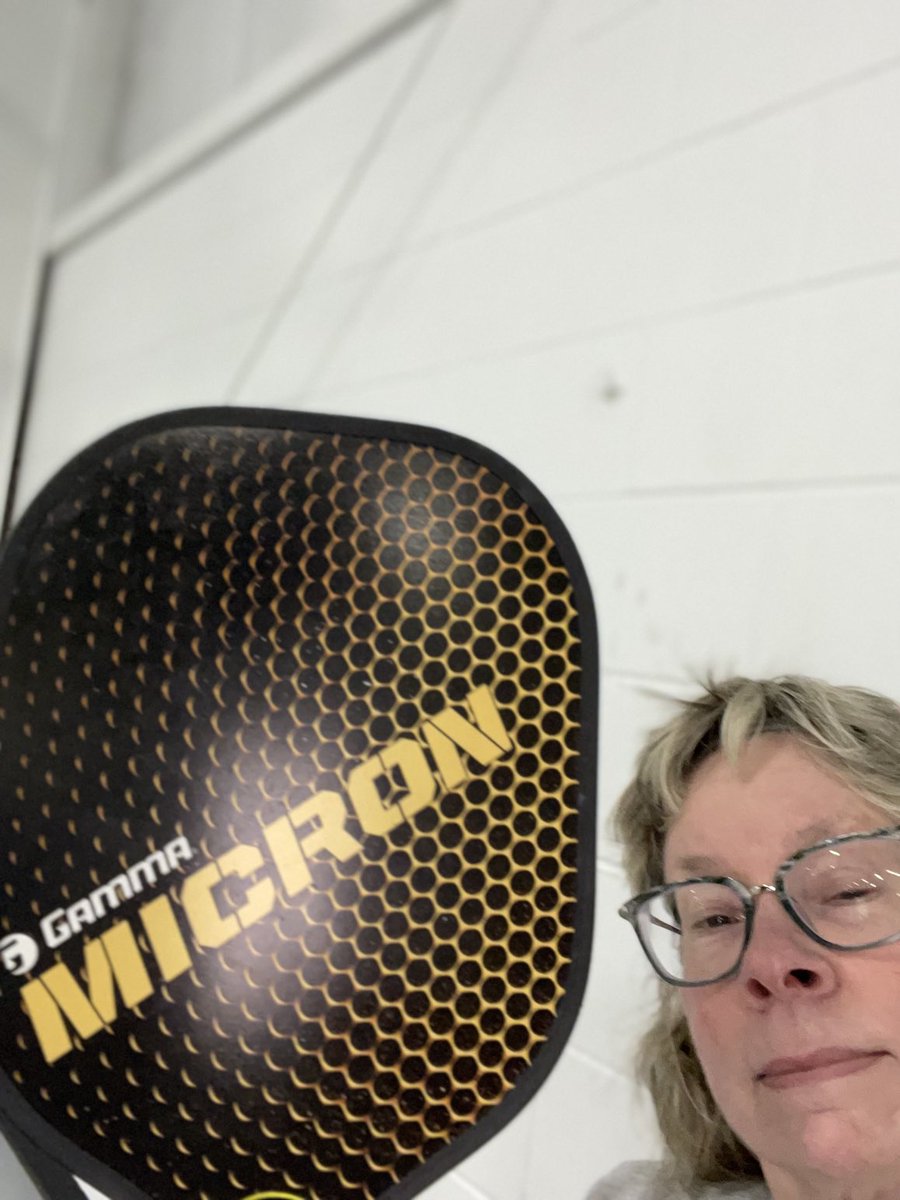 BethFisherWWJ's tweet image. My tennis friends have me trying pickle ball for the first time. No idea what I’m doing , but am getting the ball over the net ⁦@ItsFillar⁩ ⁦@PatriciaVitale2⁩ #tennis50+years #learningnewstuff